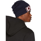 Dolce and Gabbana Navy Logo Beanie