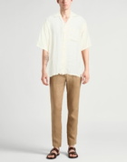 120% Lino Mens Shirt Ivory
