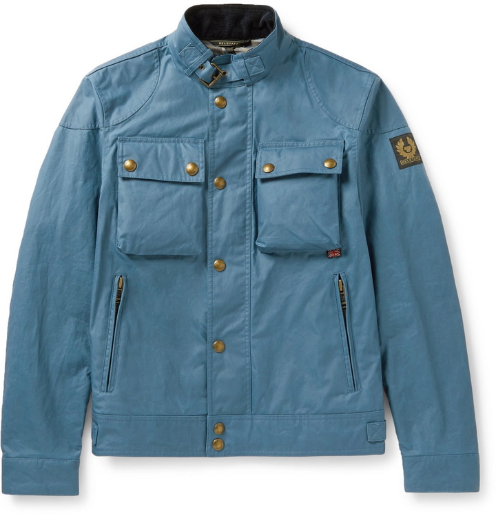 Photo: BELSTAFF - Racemaster Waxed-Cotton Jacket - Blue