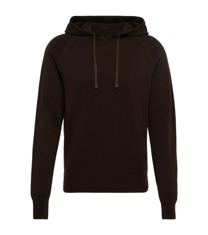 Photo: Tom Ford - Seamless cashmere hoodie