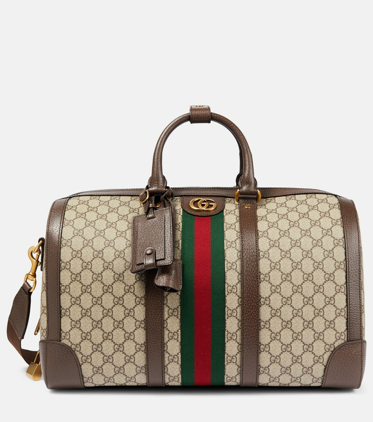 Gucci Savoy small duffle bag in red leather