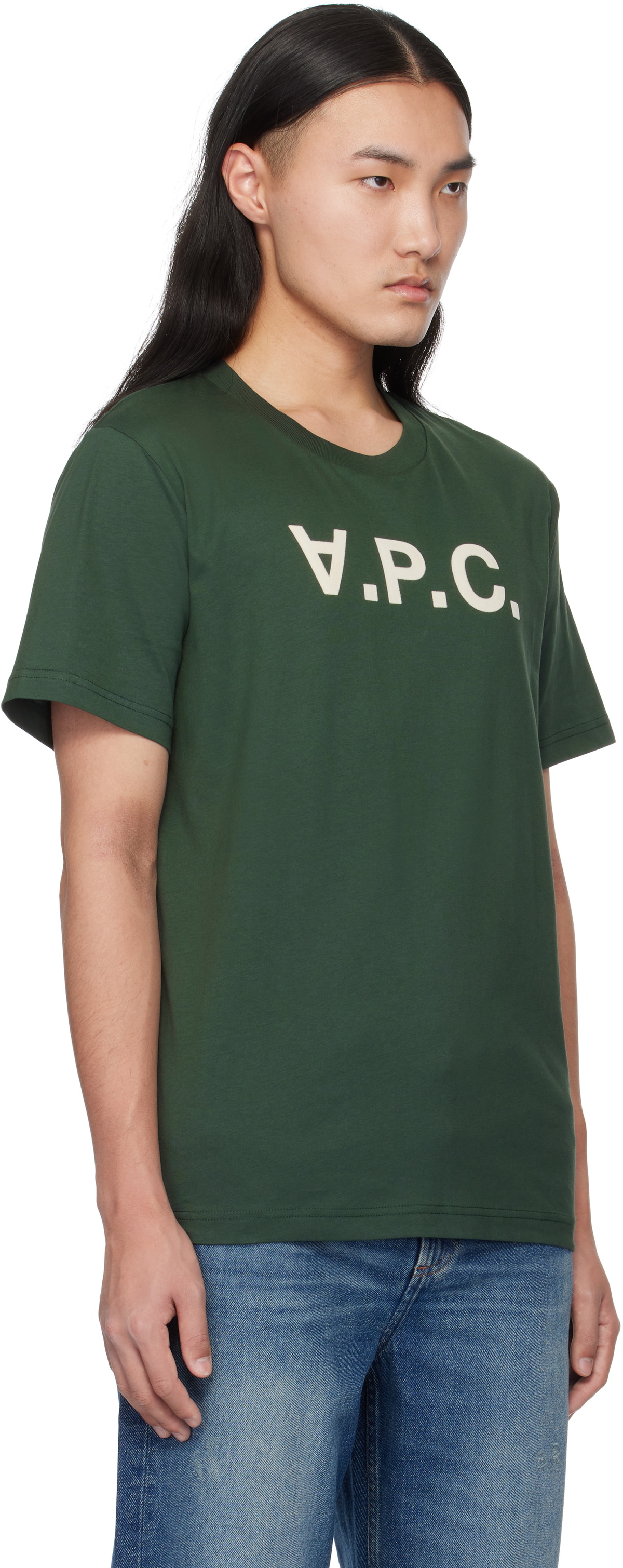 A.P.C. Green Standard Grand 'VPC' T-shirt A.P.C.