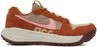 Nike Beige & Orange ACG Lowcate Sneakers