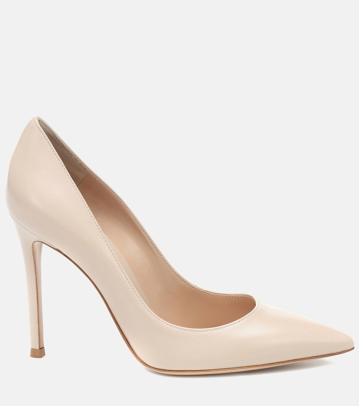 gianvito rossi 105 leather pumps