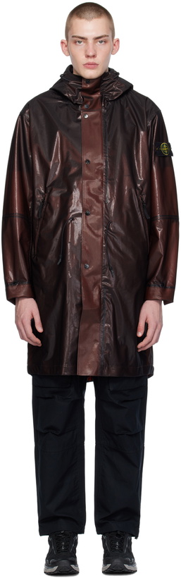 Photo: Stone Island Burgundy Patch Coat