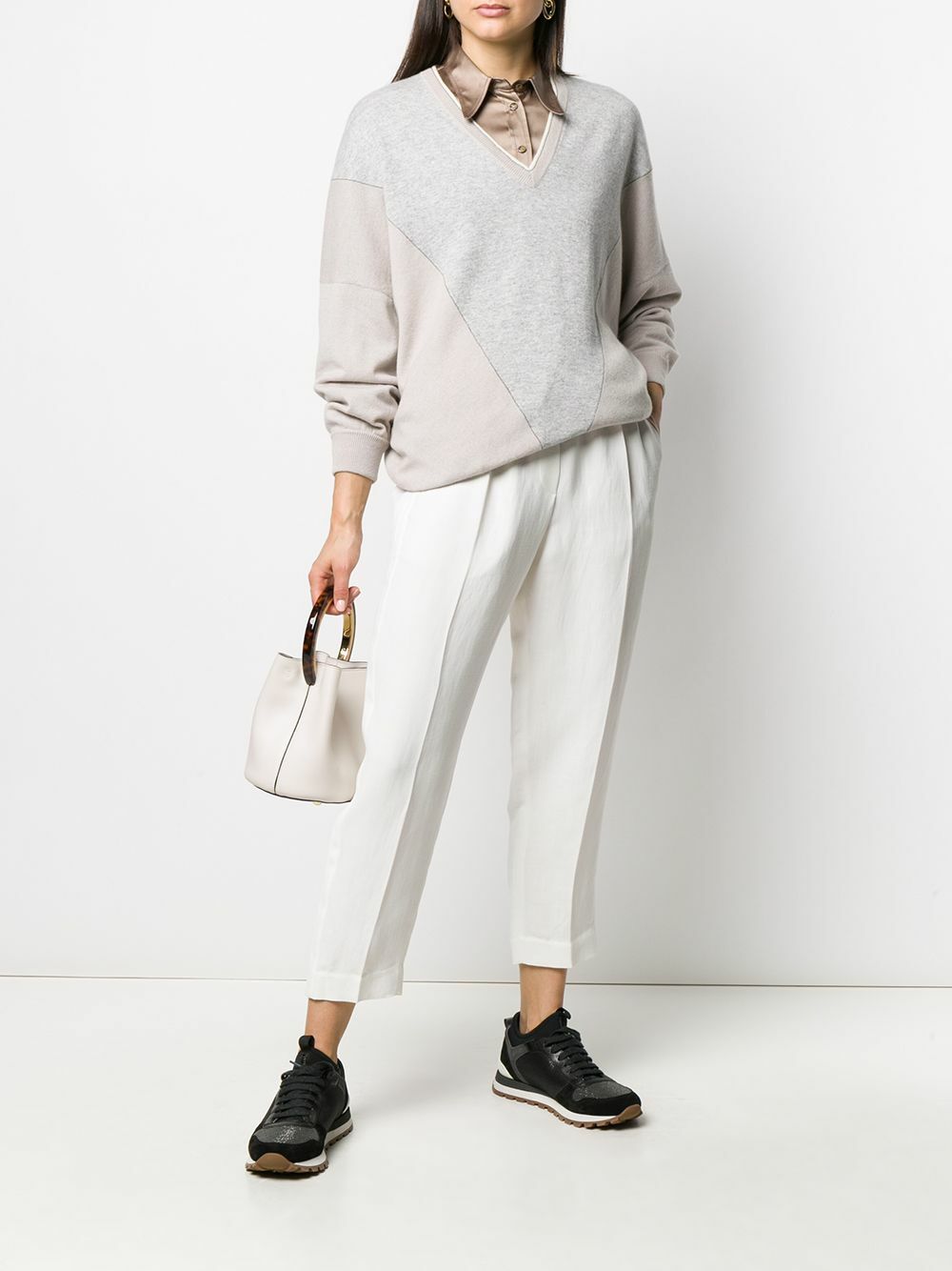 Brunello Cucinelli Foldover Trousers - Women's 2