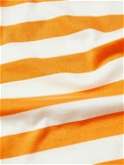 Drake's - Striped Cotton-Jersey T-Shirt - Yellow