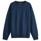 Beams Plus Men's Crew Sweatshirt in Navy