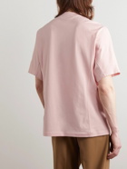Burberry - Printed Cotton-Jersey T-Shirt - Pink