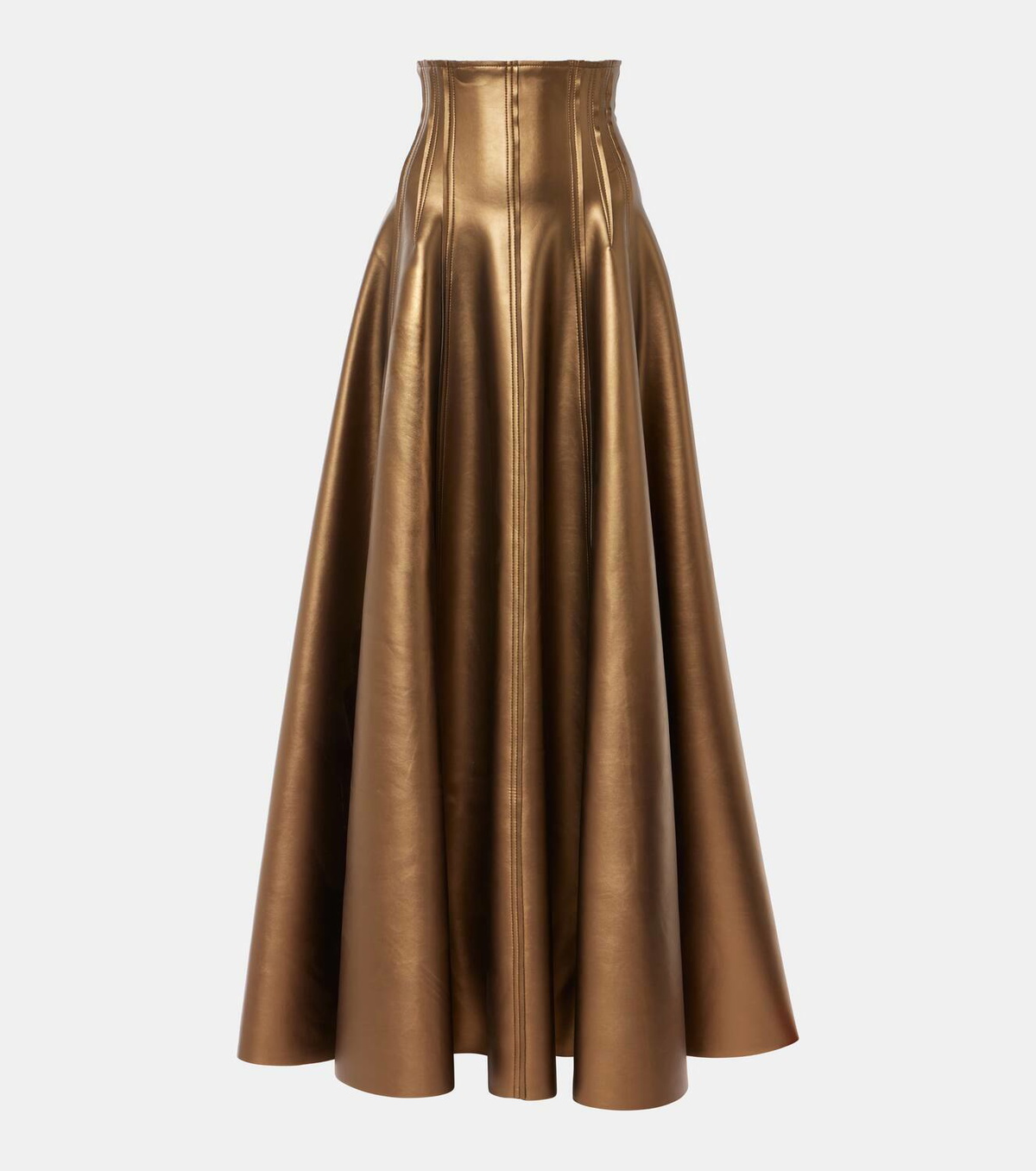 Norma Kamali Grace faux leather maxi skirt Norma Kamali