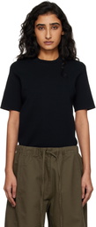 Entire Studios Black Slim Knit T-shirt