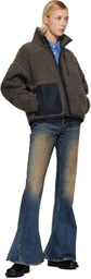 Canada Goose Taupe Simcoe Zip Up Fleece Sweater Jacket