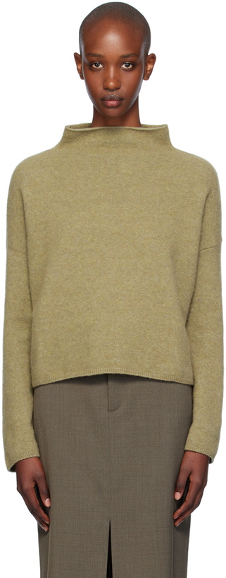Photo: Filippa K Khaki Mika Yak Funnelneck Sweater