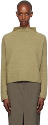 Filippa K Khaki Mika Yak Funnelneck Sweater