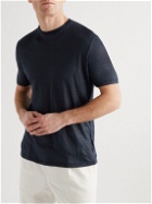 Etro - Linen-Jersey T-Shirt - Blue