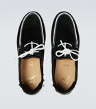 Christian Louboutin - Geromoc suede boat shoes