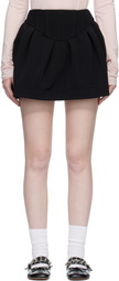 OPEN YY Black Wire Miniskirt