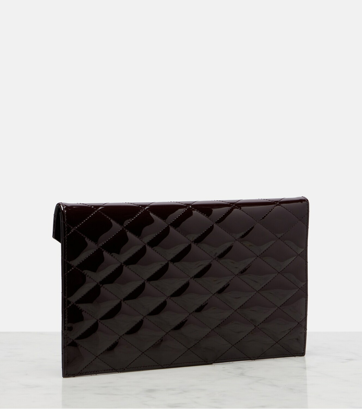 Saint Laurent Paris patent leather clutch