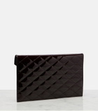 Saint Laurent Paris patent leather clutch