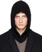 Rick Owens Black Hood Beanie