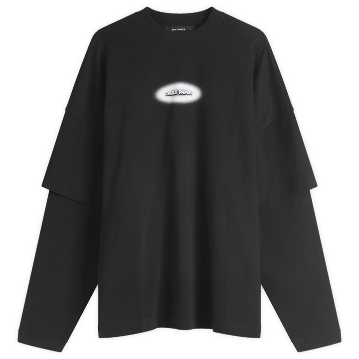 Photo: Daily Paper Women's Layered T-Shirt in Black