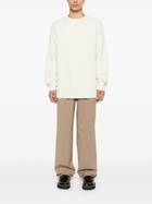 The Frankie Shop White Chunky-Knit Sweater