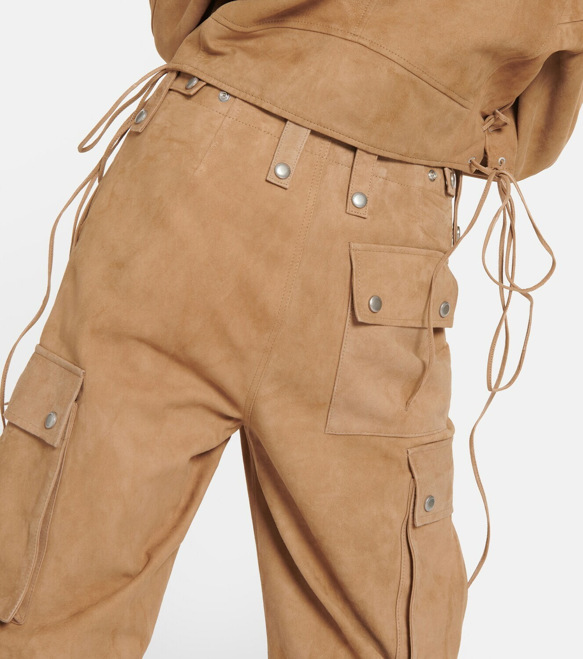 Magda Butrym Suede cargo pants Magda Butrym