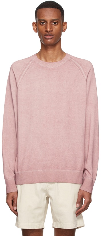 Photo: Theory Pink Cotton Sweater