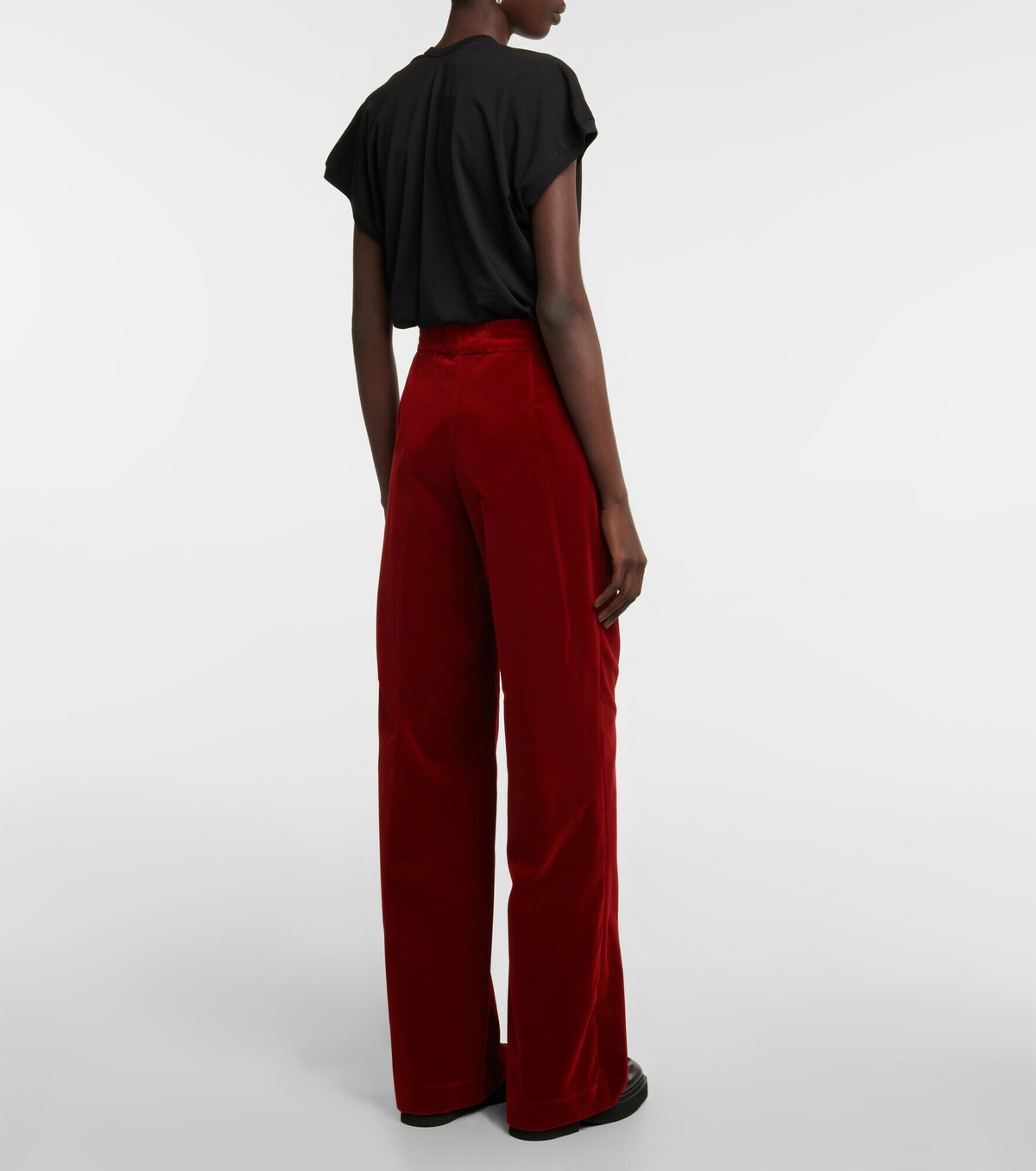 Dries Van Noten - Pantery flared velvet pants Dries Van Noten