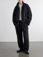 NAHMIAS - Logo-Appliquéd Straight-Leg Shell Sweatpants - Black