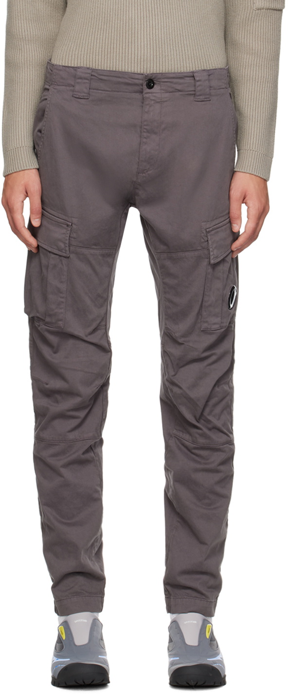 C.P. Company Taupe Lens Ergonomic Cargo Pants C.P. Company