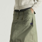Needles Women's String Fatigue Midi Skirt in Olive