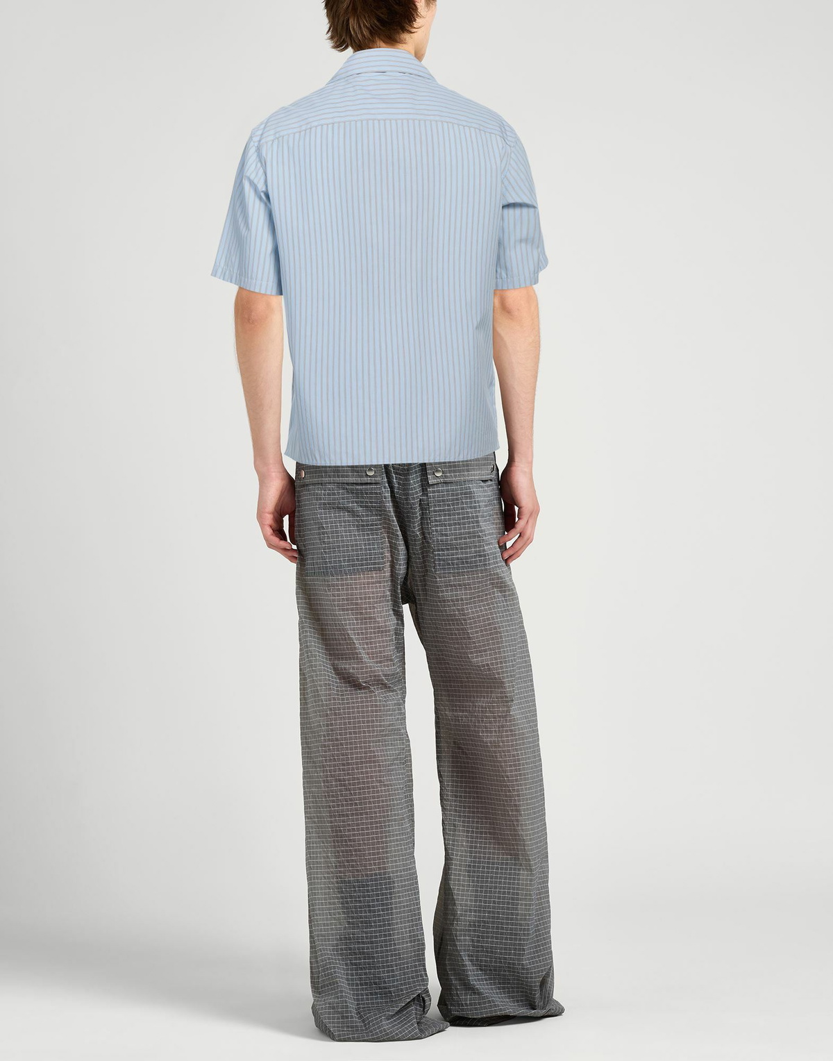 Neil Barrett Mens Shirt Light in Blue