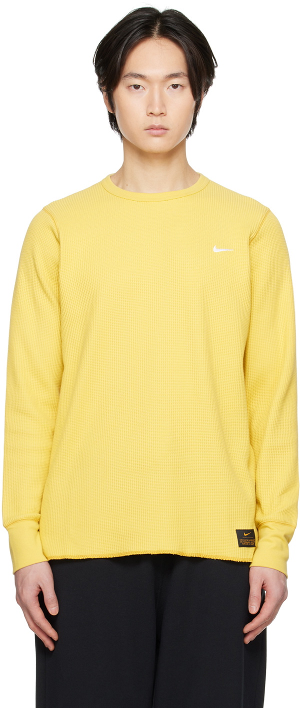 Nike Yellow Heavyweight Long Sleeve T-Shirt Nike