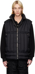 Thug Club Black War Life Down Vest