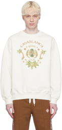 Casablanca Off-White Joyaux D'Afrique 'Tennis Club' Sweatshirt