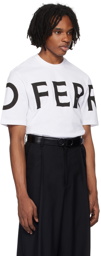 Ferragamo White Printed T-Shirt