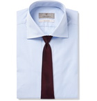 Canali - Light-Blue Striped Cotton-Poplin Shirt - Blue