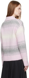 Kenzo Pink Kenzo Paris 'KENZO Speed Stripe' Cardigan