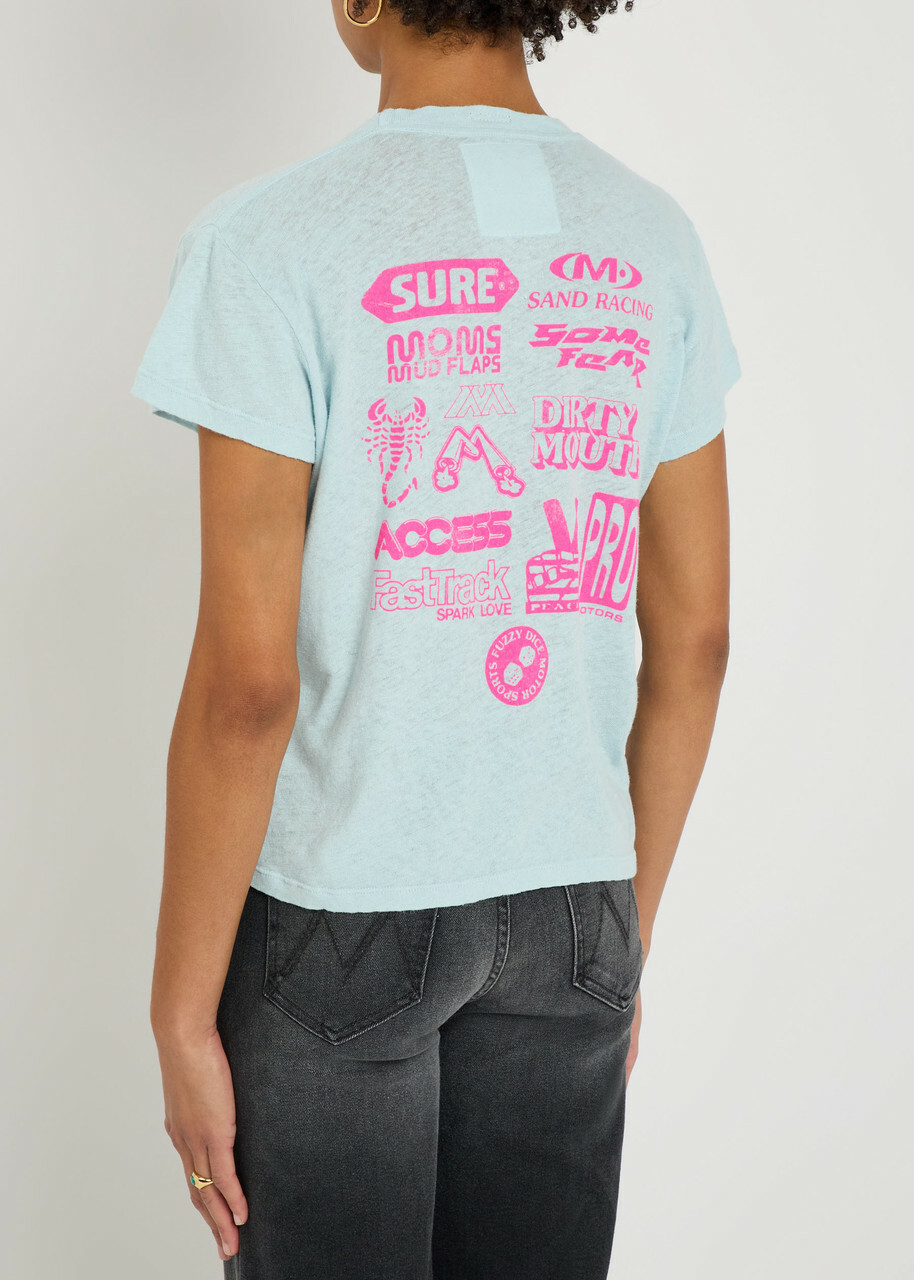Mother The Sinful Printed Cotton T-shirt Multicoloured