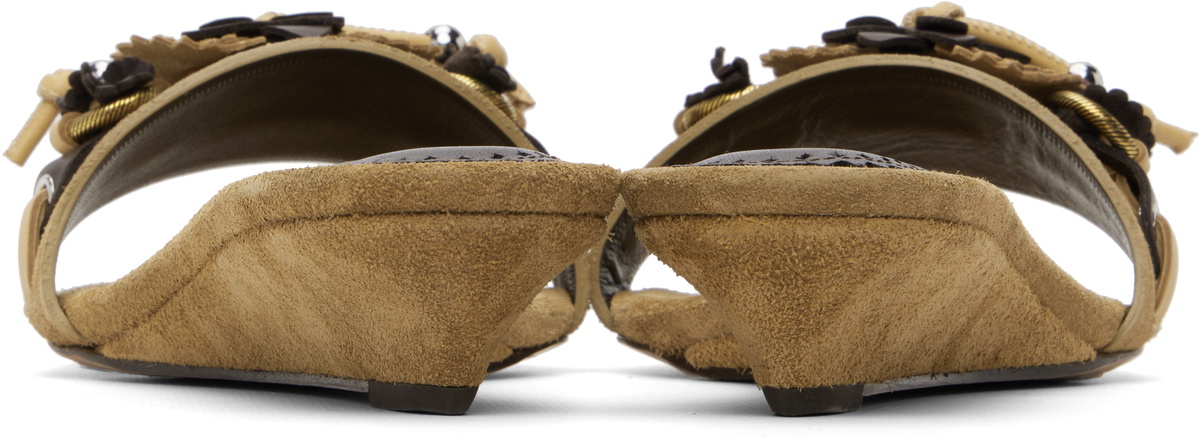 Isabel Marant Tan Iela Heeled Sandals