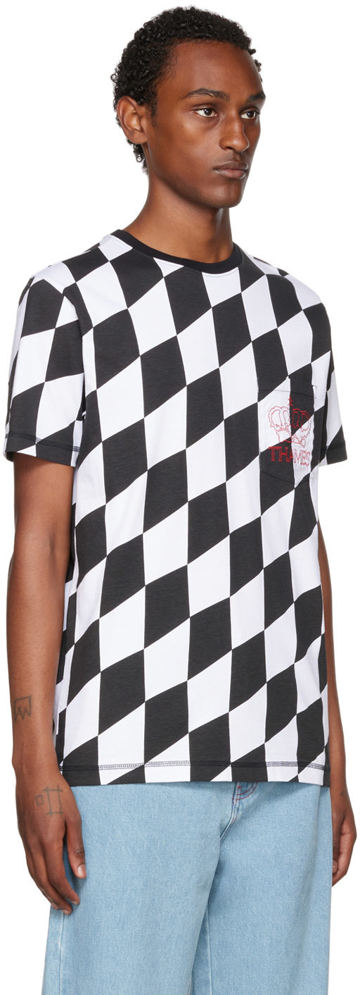 Thames MMXX. Black & White Savoy Poche T-Shirt