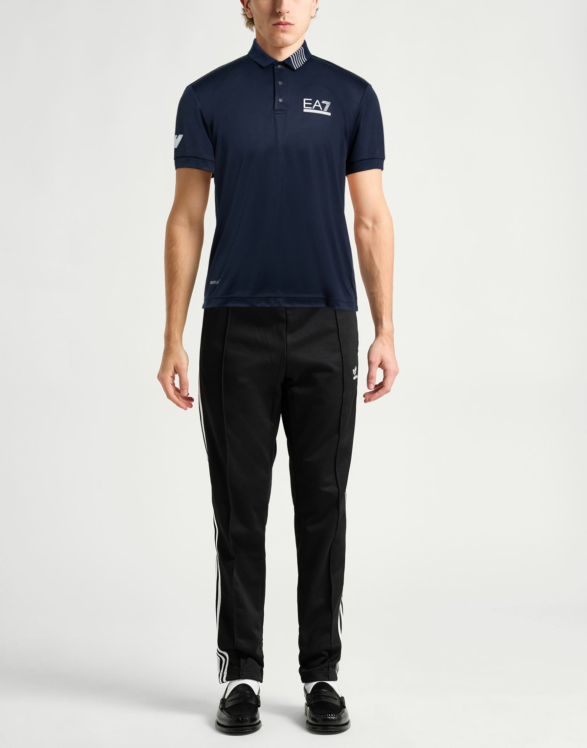 Ea7 Mens Polo shirt Midnight in Blue
