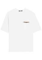 Jacquemus Le T-shirt Plage Cotton-blend T-shirt White