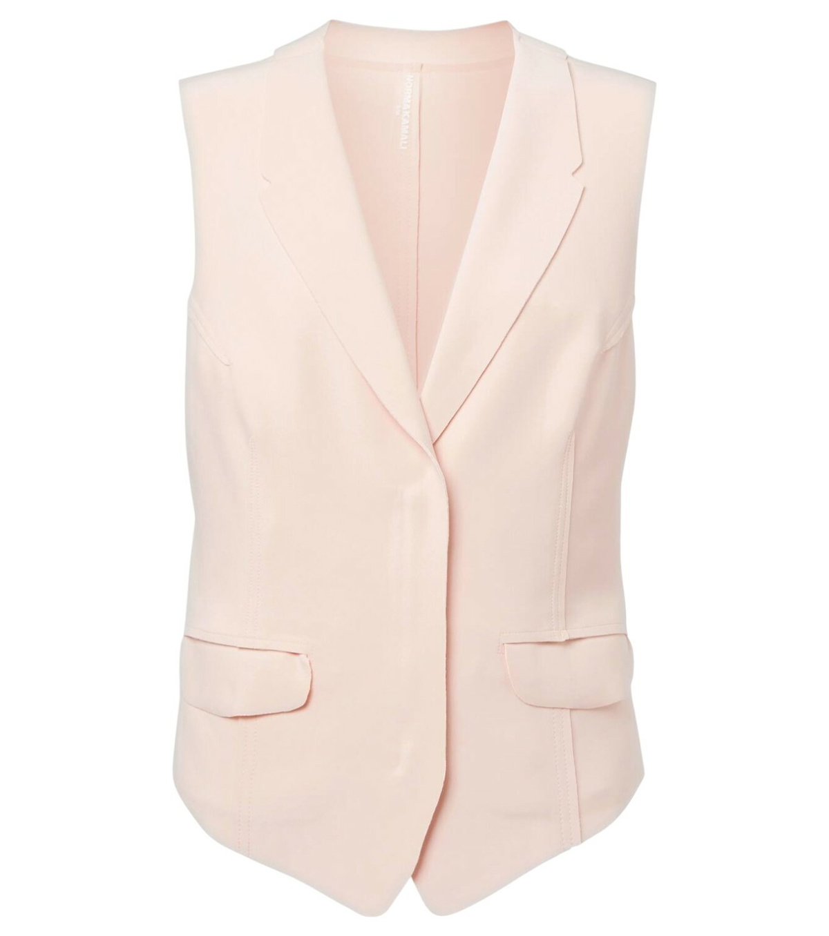 【Norma Kamali】 Chalkストライプ racerbackベスト Norma Kamali Chalk stripe racerback vest Norma Kamali
