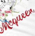 Alexander McQueen - Printed Cotton-Jersey T-Shirt - White