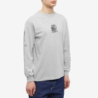 Pleasures Men's Long Sleeve Music T-Shirt in Heather Grey