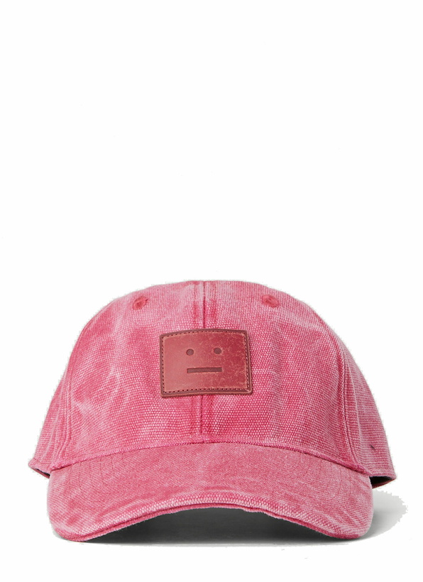 Photo: Acne Studios - Face Patch Baseball Cap in Pink