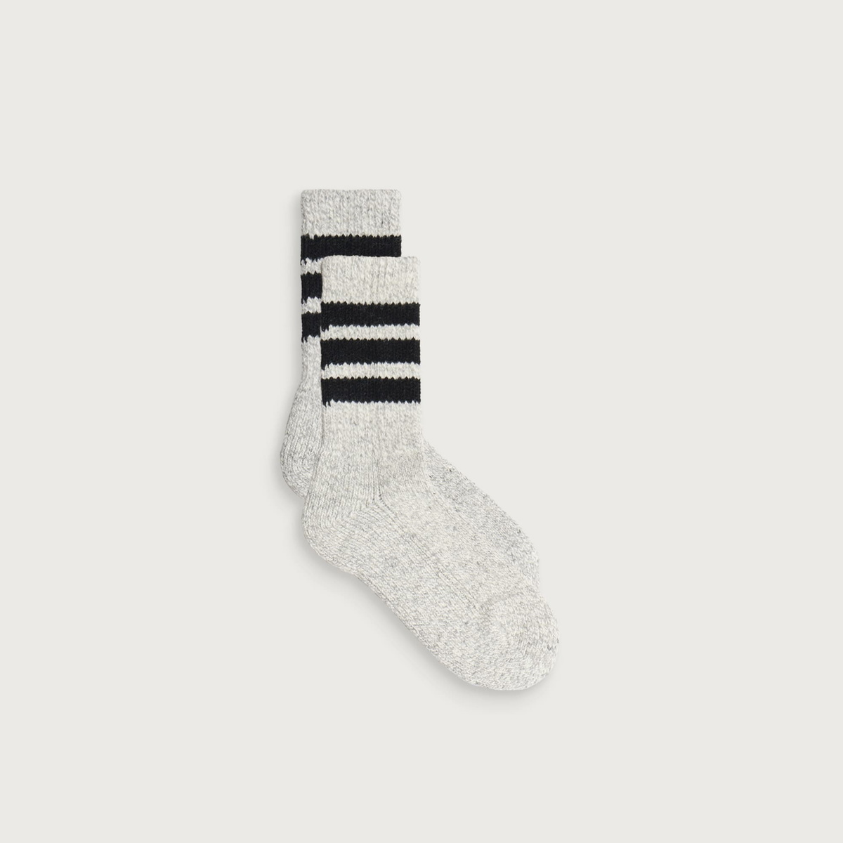RoToTo Oldschool Work Boot Sock in Grey/Black