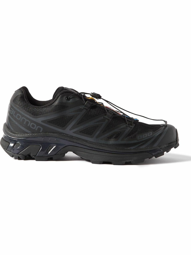 Photo: Salomon - XT-6 ADV Mesh and Rubber Running Sneakers - Black